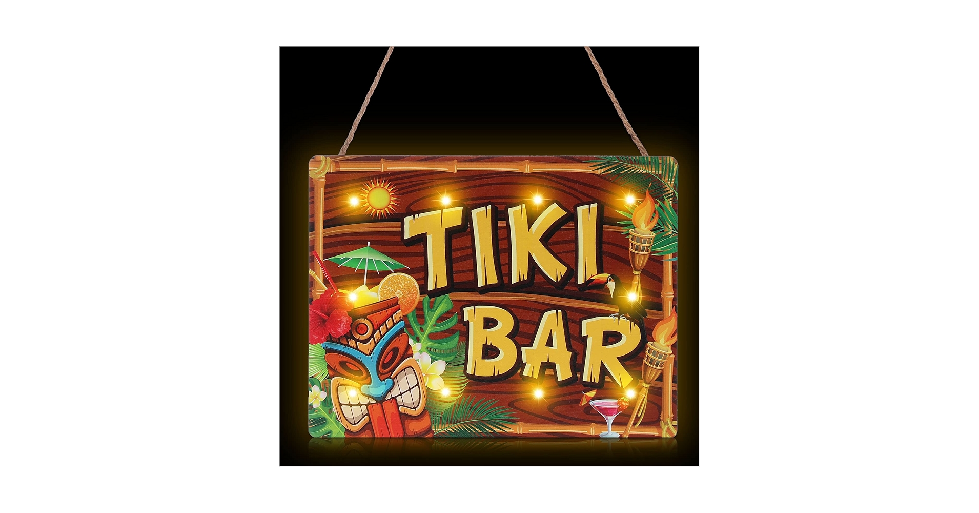 ◆Hawaiiフラガール・木製看板■TIKI、メネフネ・バー・ハワイアン ◇Hawaiiフラガール・木製看板□TIKI、メネフネ・バー・ハワイアン